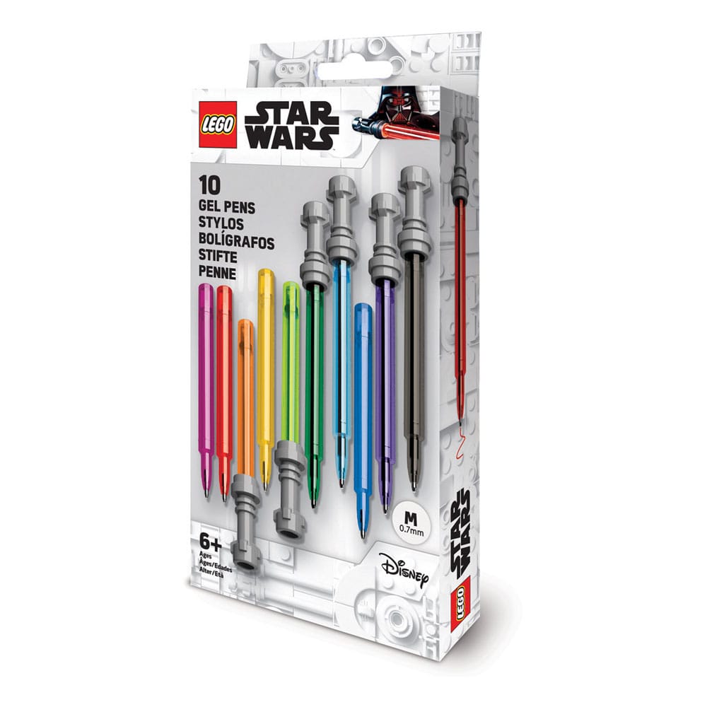 LEGO Star Wars Gel Pens 10-Pack Lightsaber - MangaShop.ro