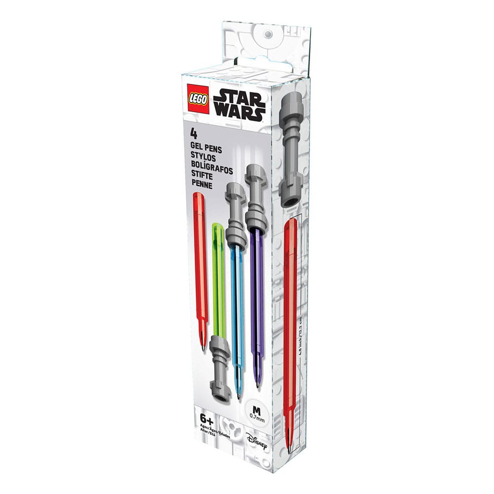 LEGO Star Wars Gel Pens 4-Pack Lightsaber - MangaShop.ro