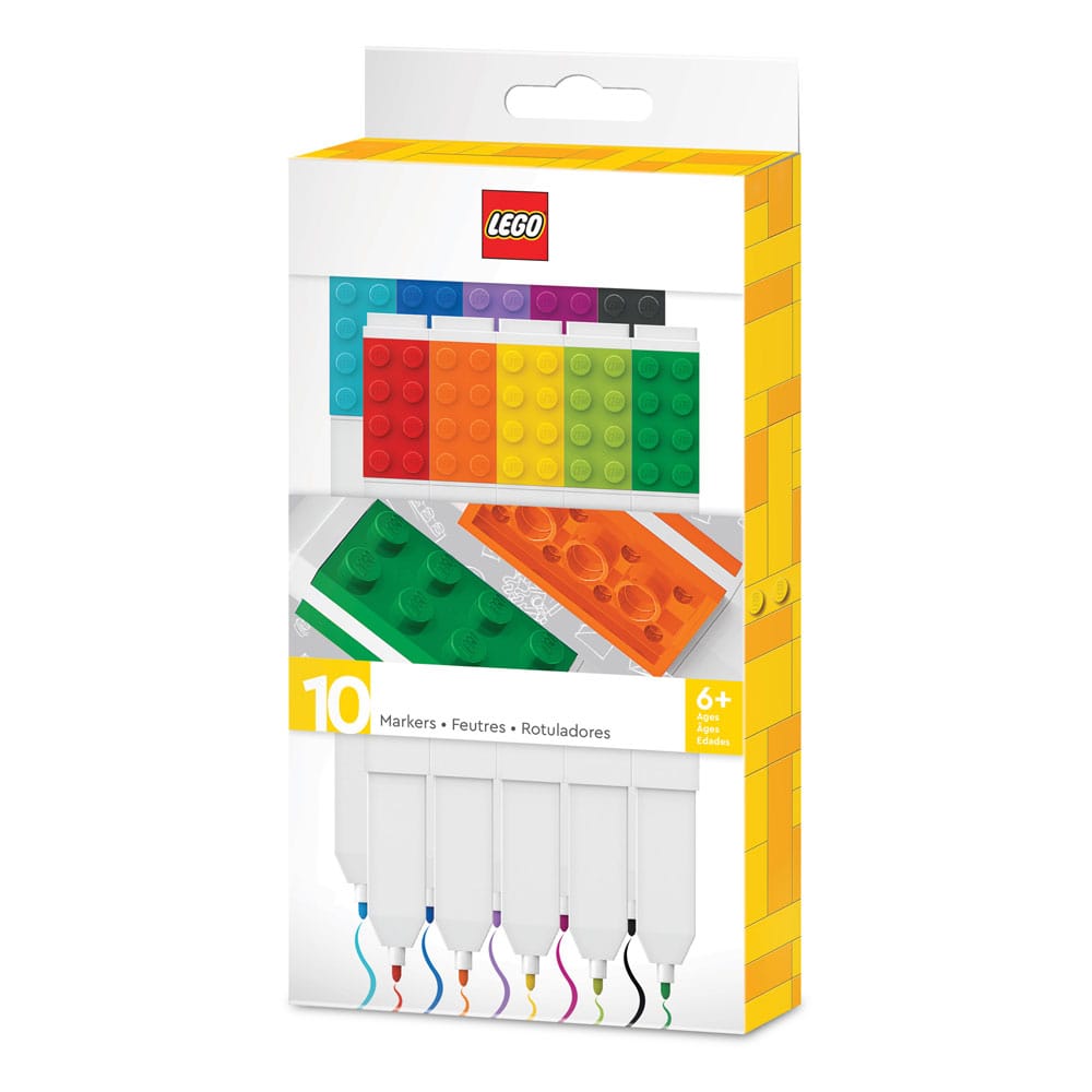 LEGO Felt Tip Pens Set 10-Pieces - MangaShop.ro