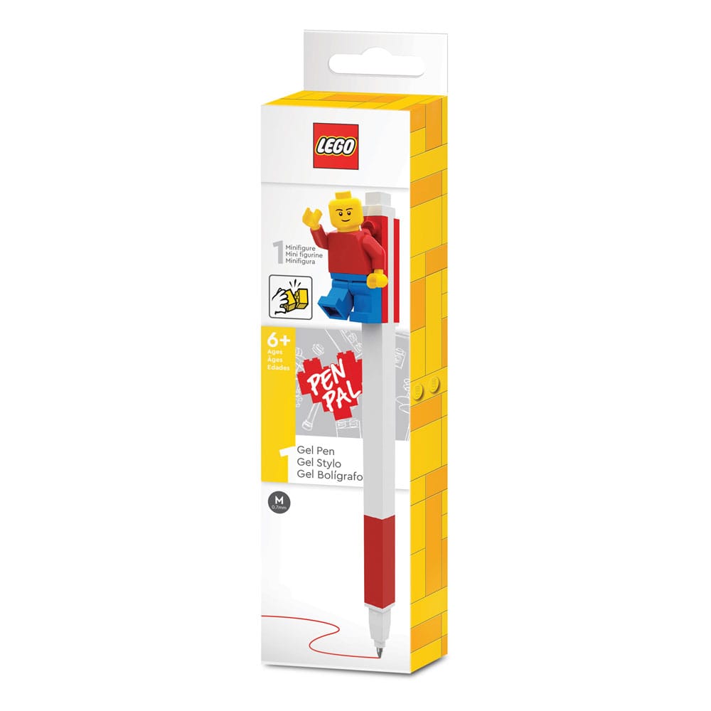 LEGO Gel Pens with Legofigur Red - MangaShop.ro