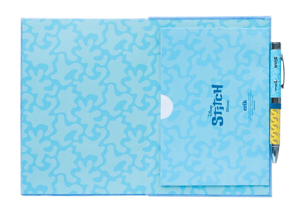 Stitch Premium Plush Notebook A5 with pen Tropical - MangaShop.ro
