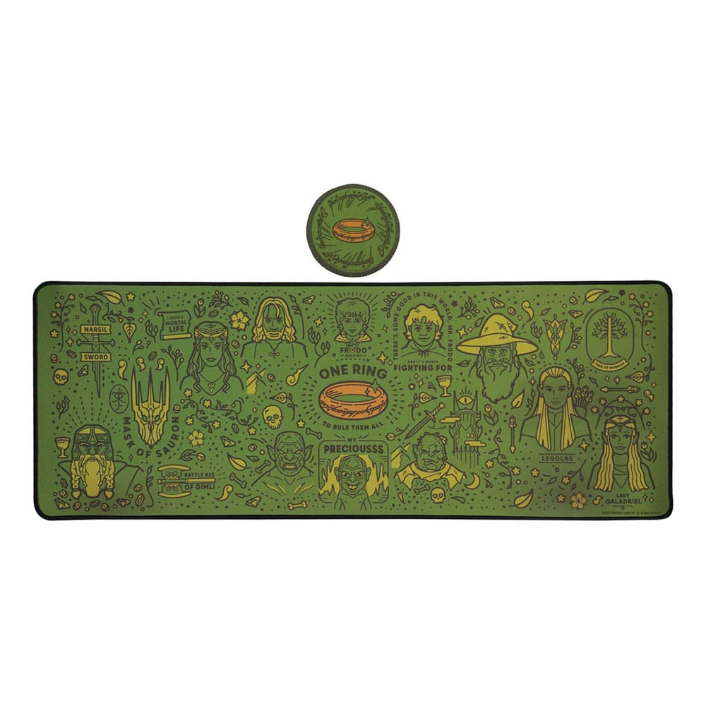 Lord of the Rings Desk Pad & Coaster Set - MangaShop.ro