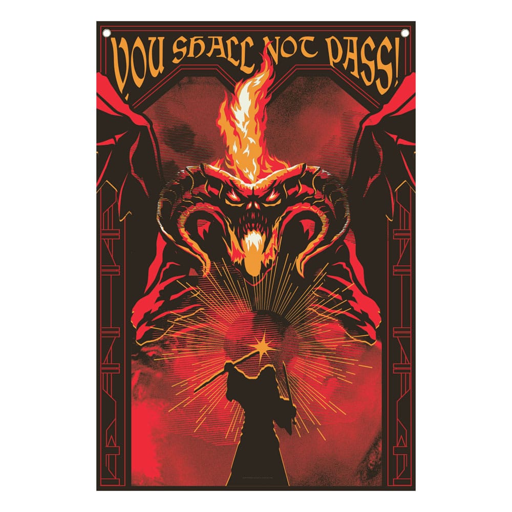 Lord of the Rings Wall Banner You shall not pass! 125 x 85 cm - MangaShop.ro