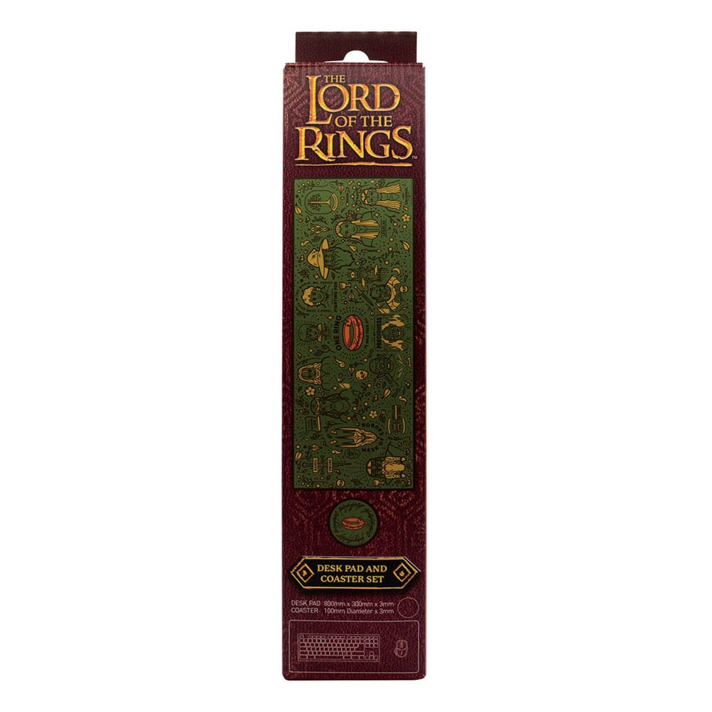 Lord of the Rings Desk Pad & Coaster Set - MangaShop.ro