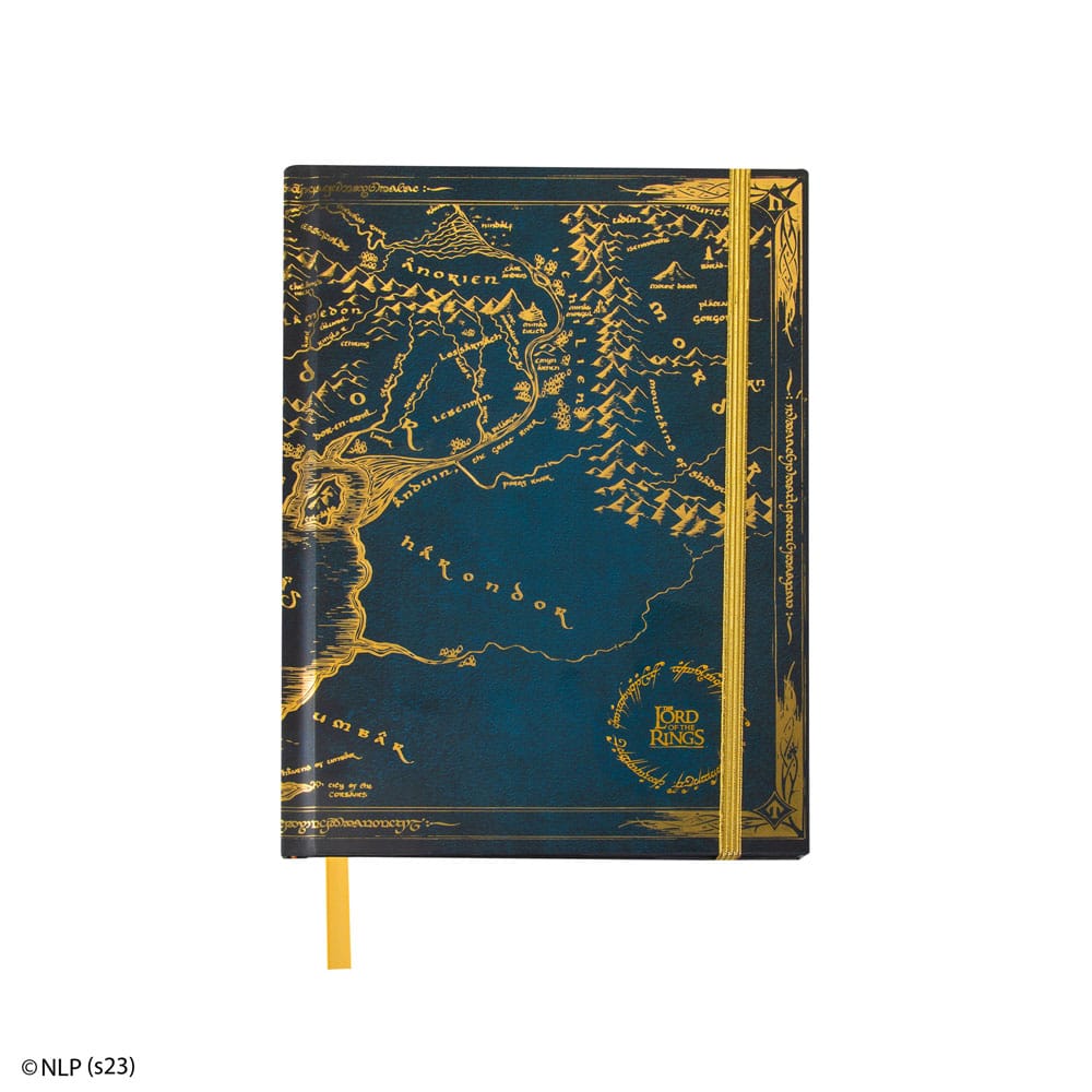 Lord of the Rings Notebook Map of Middle Earth - MangaShop.ro
