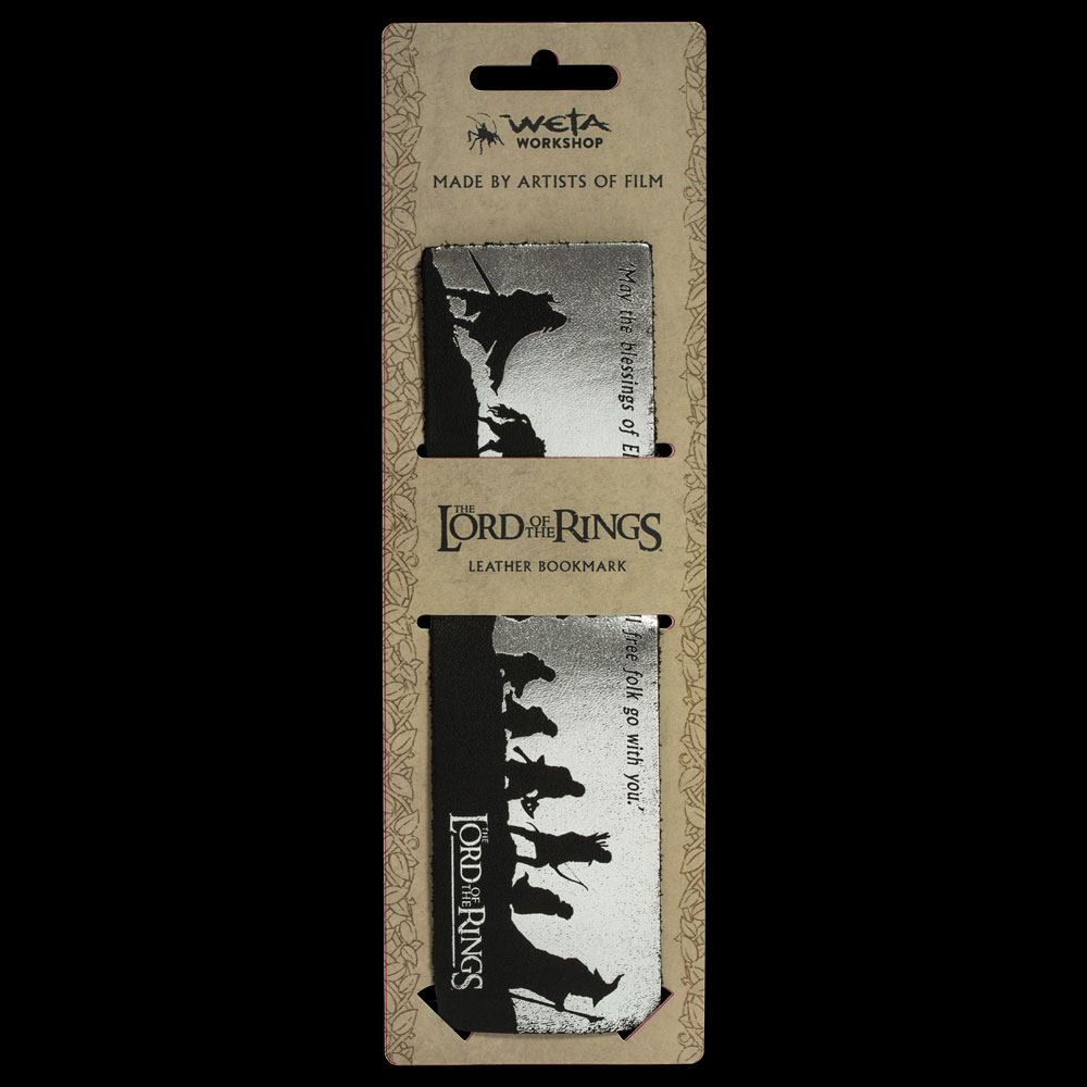 Lord of the Rings Leather Bookmark Fellowship Silhouette - MangaShop.ro