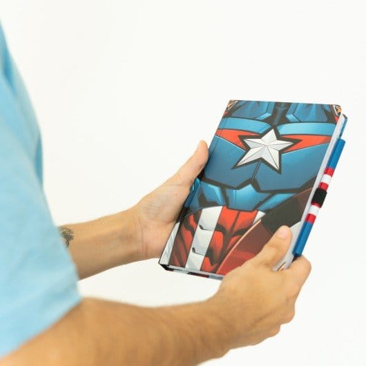 Marvel Captain America Premium Notebook with Pen Uniform A5 - MangaShop.ro