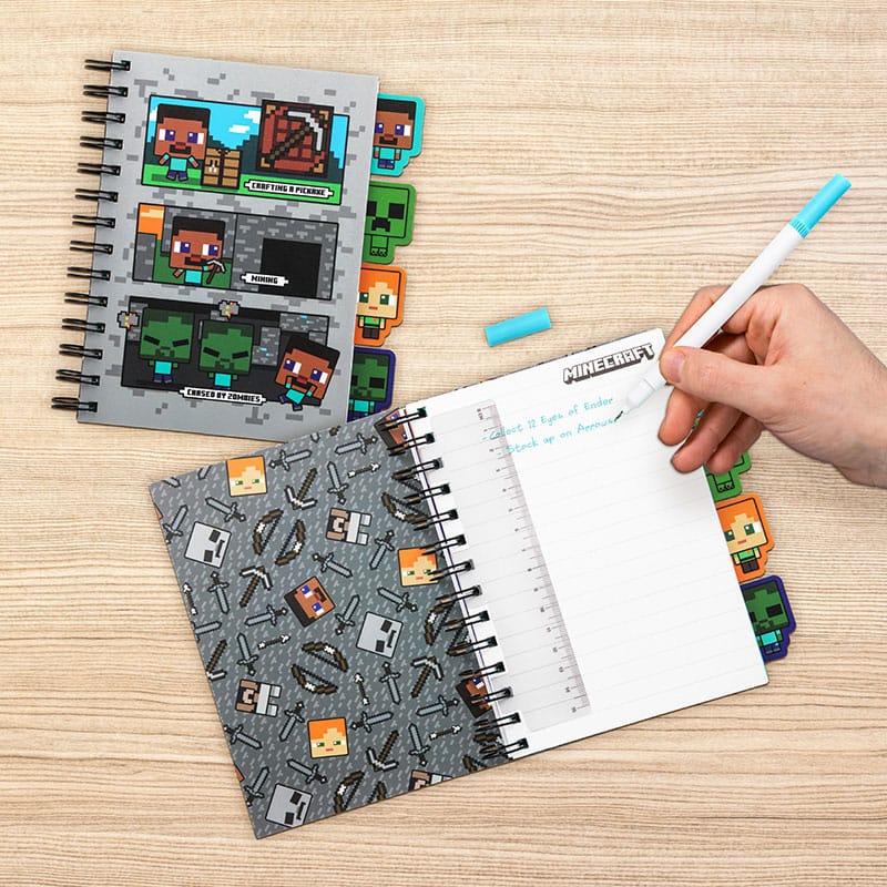 Minecraft Notebook with Dividers Kuromi Fluffy - MangaShop.ro