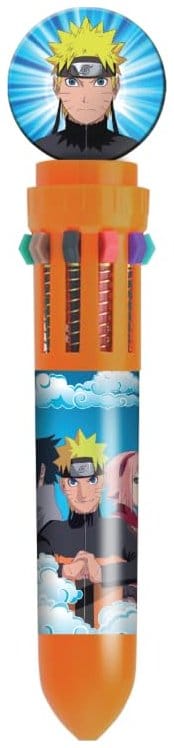 Naruto Multi Colour Pen (10-in-1) - MangaShop.ro