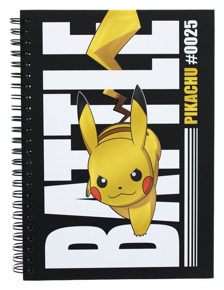 Pokemon Notebook A5 Battle Pikachu - MangaShop.ro