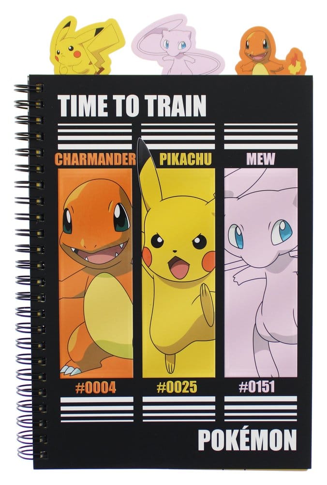 Pokemon Notebook A5 Project Book Time to Train - MangaShop.ro
