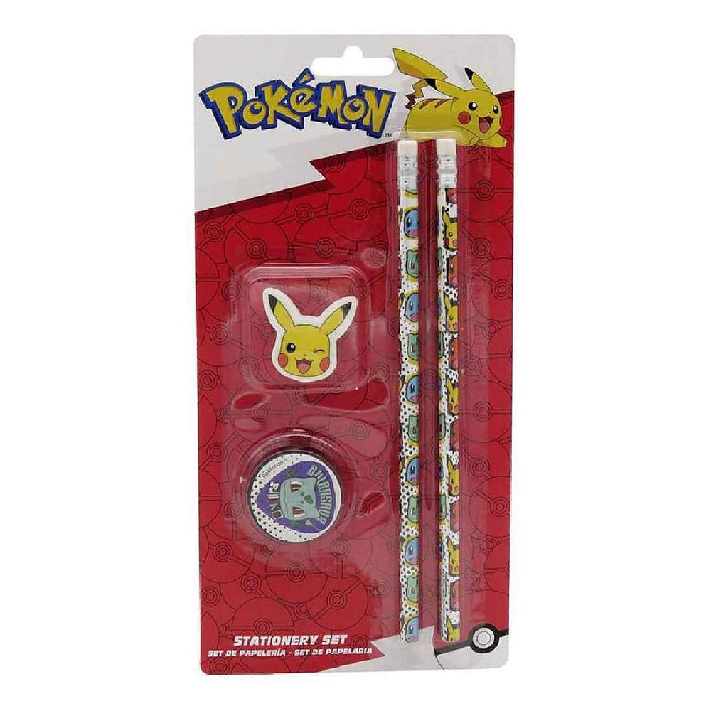 Pokemon stationery set 4 pieces - MangaShop.ro