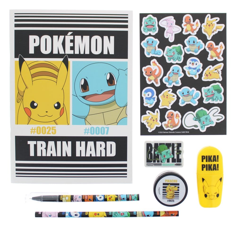 Pokemon Stationery Set 7-piece - MangaShop.ro