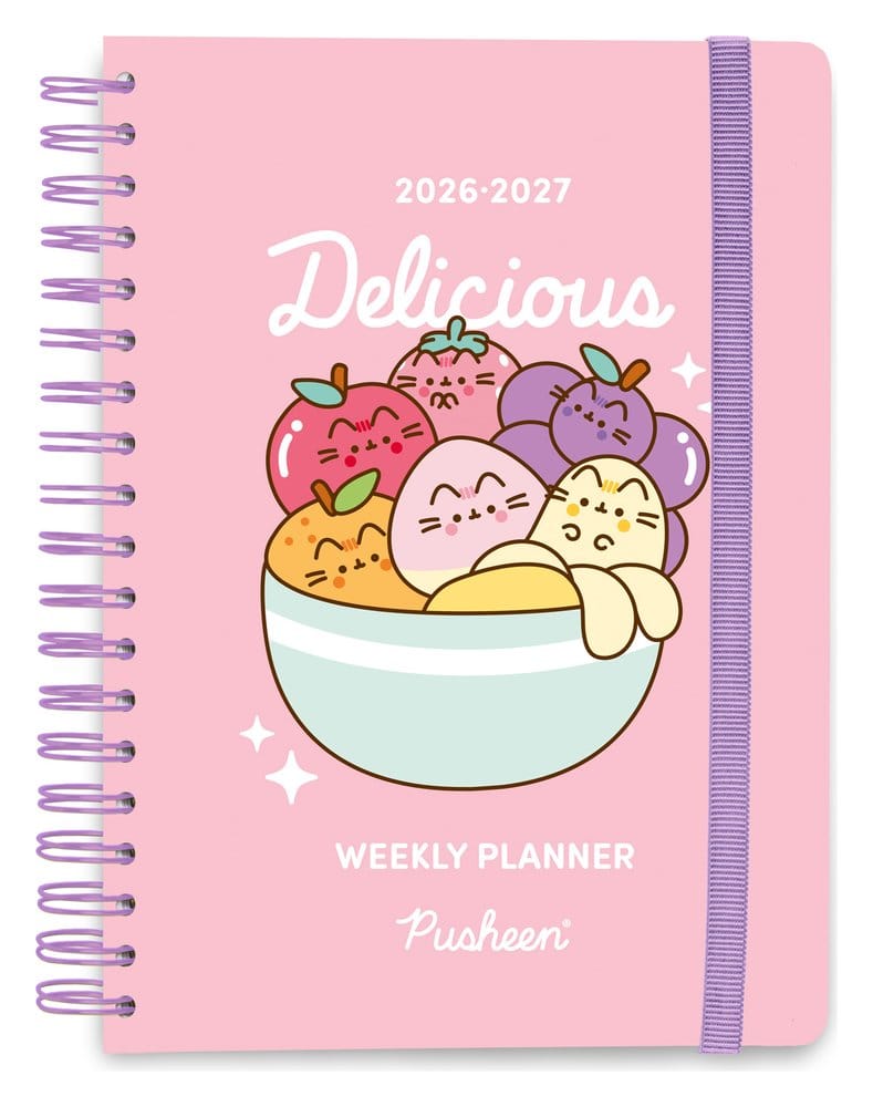 Pusheen School Diary weekly planner 2026/2027 Fruits A5 - MangaShop.ro