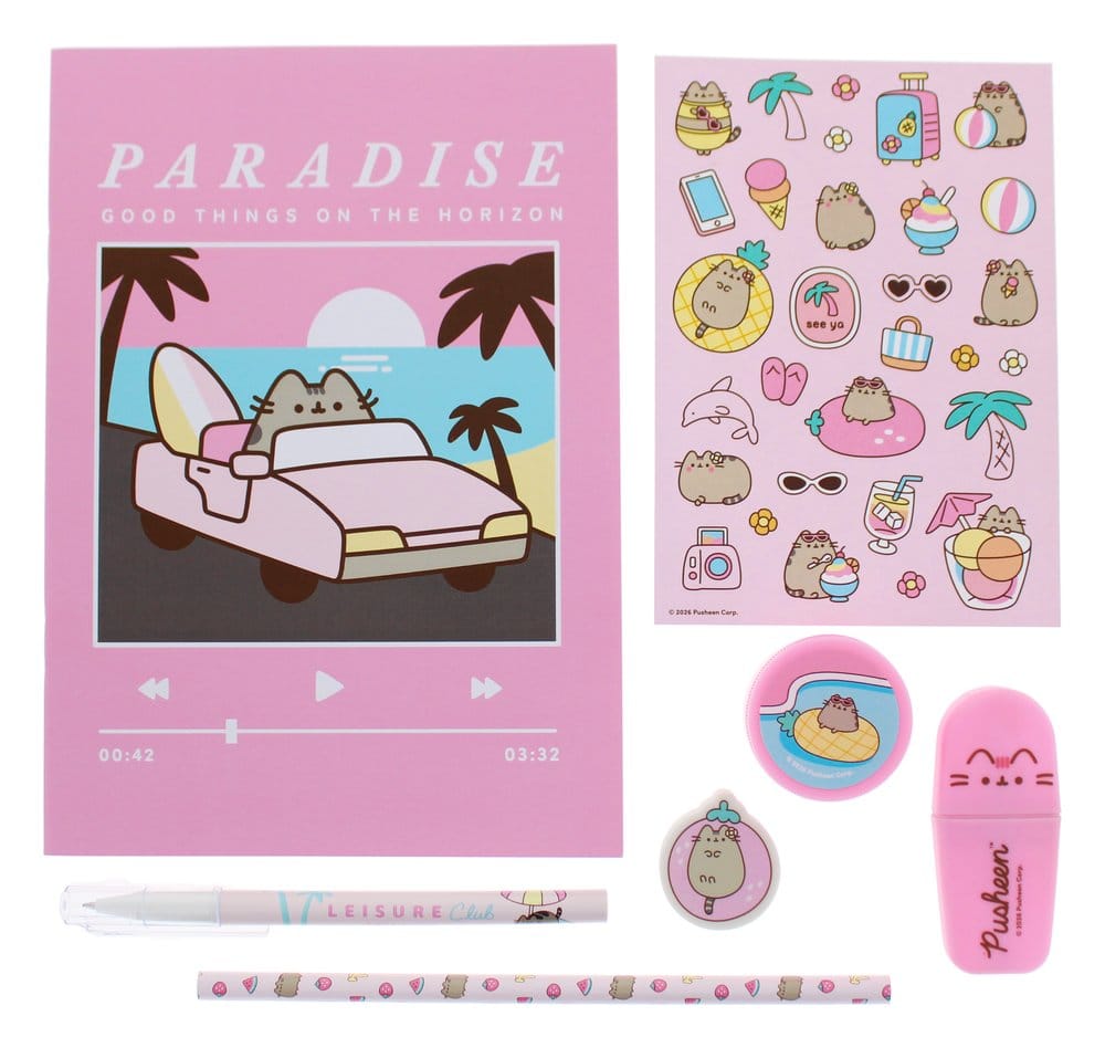 Pusheen Stationery Set 7-Piece - MangaShop.ro