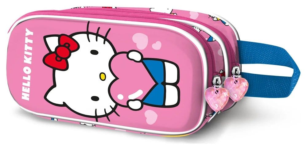 Sanrio 3D Double Pencil Case Hello Kitty Heart - MangaShop.ro