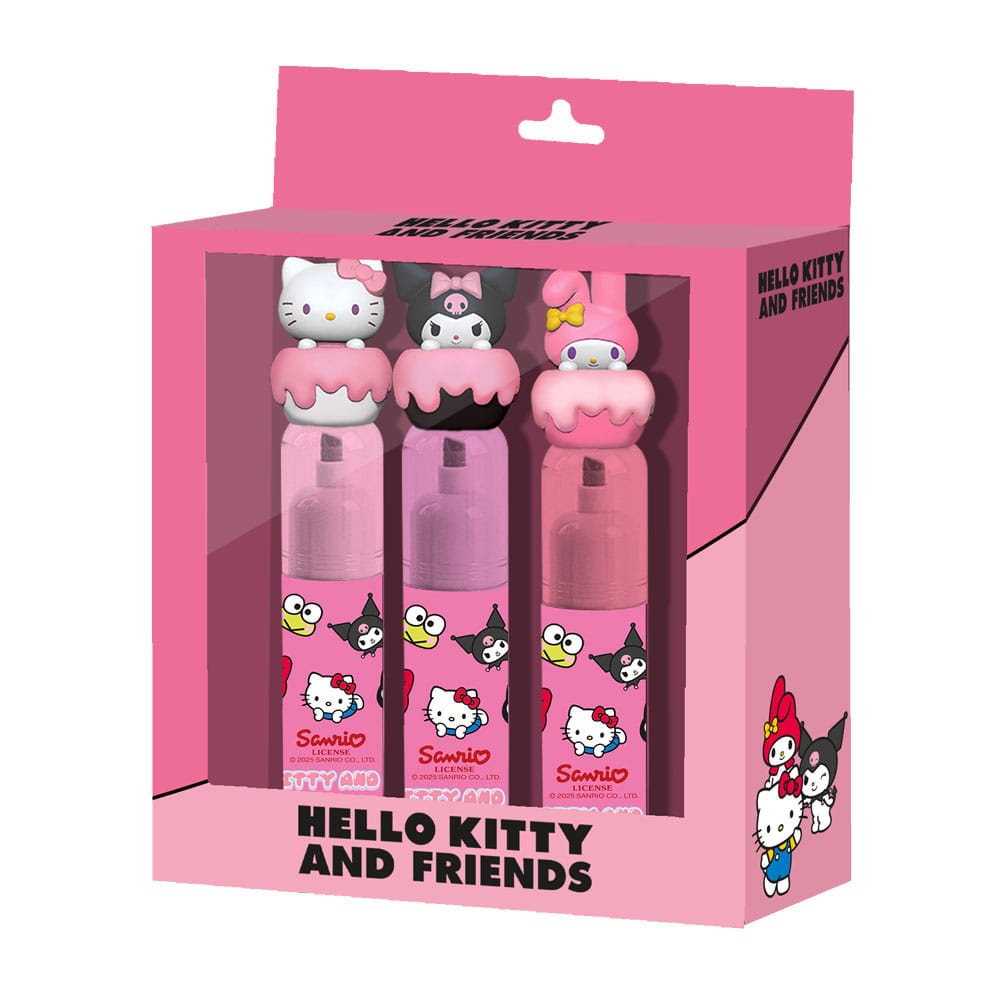Sanrio Highlighters 3-Pack - MangaShop.ro