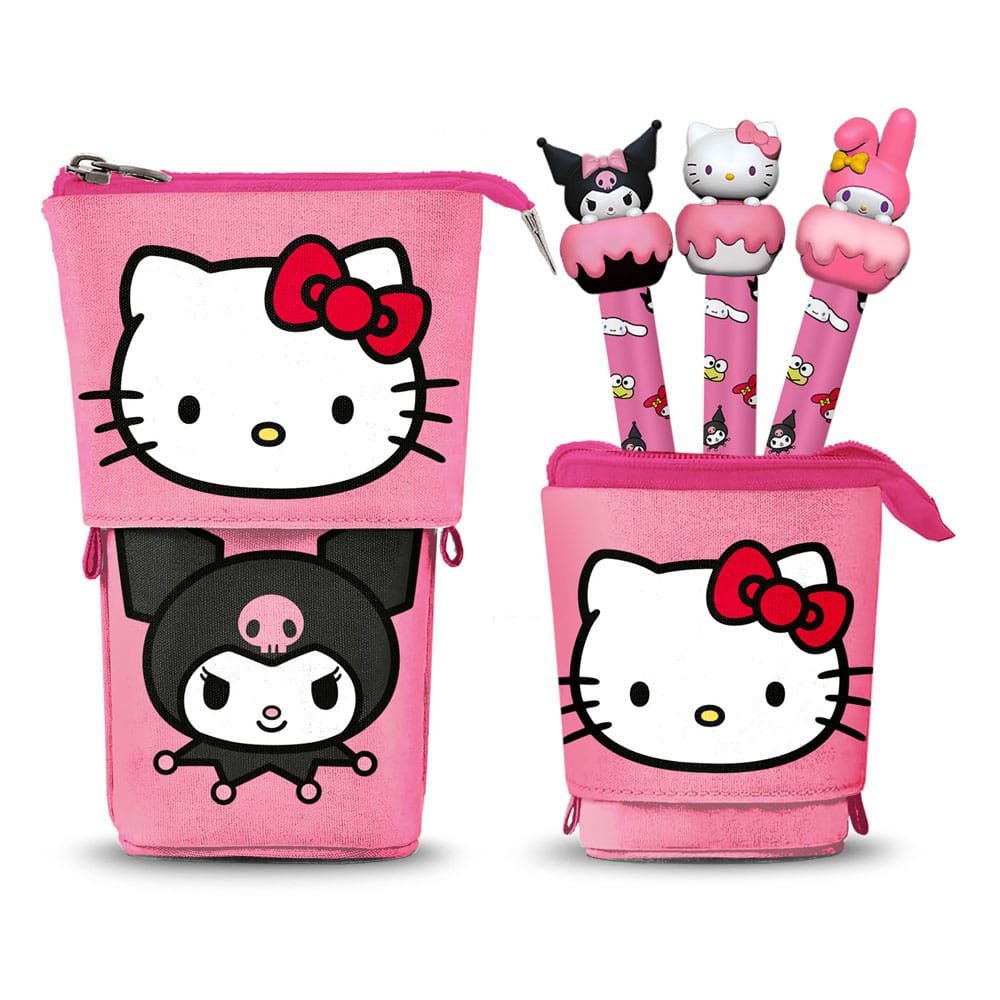 Sanrio Pop Up Pencil with 3 Erasable Gel Pens - MangaShop.ro