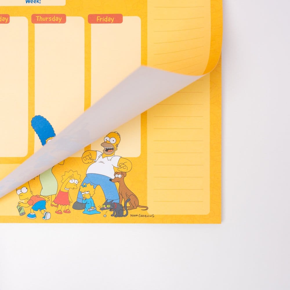 The Simpsons Weekly Planner A4 - MangaShop.ro