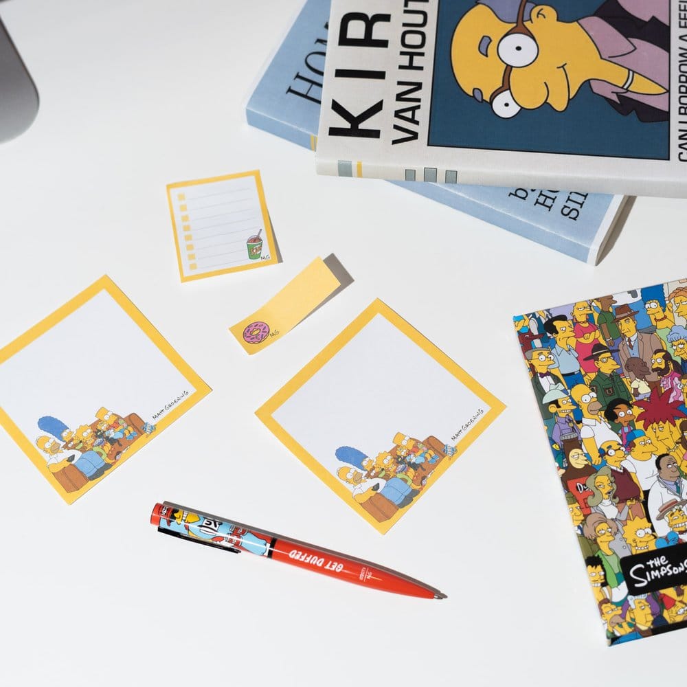 The Simpsons Weekly Planner with Sticky Notes 19 x 17 cm - MangaShop.ro