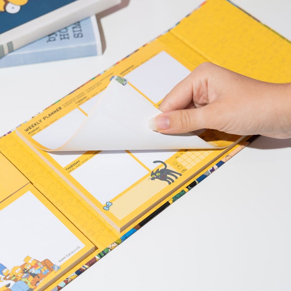 The Simpsons Weekly Planner with Sticky Notes 19 x 17 cm - MangaShop.ro