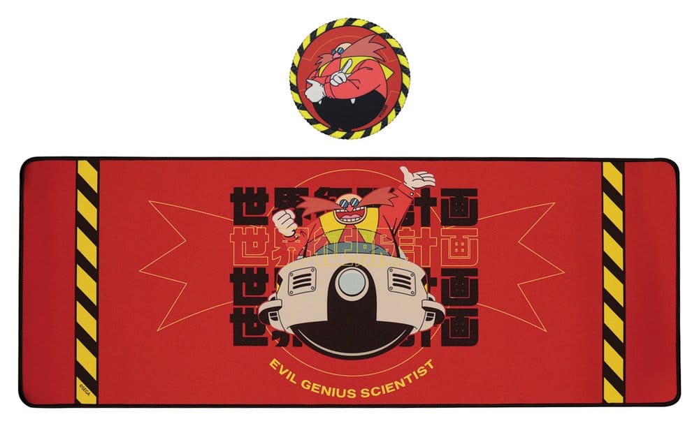 Sonic - The Hedgehog Desk Pad & Coaster Set Dr. Eggman - MangaShop.ro