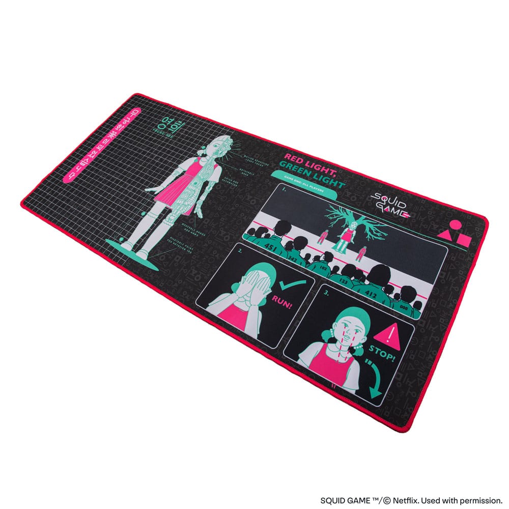 Squid Game Desk Pad Young-Hee Blue Print - MangaShop.ro