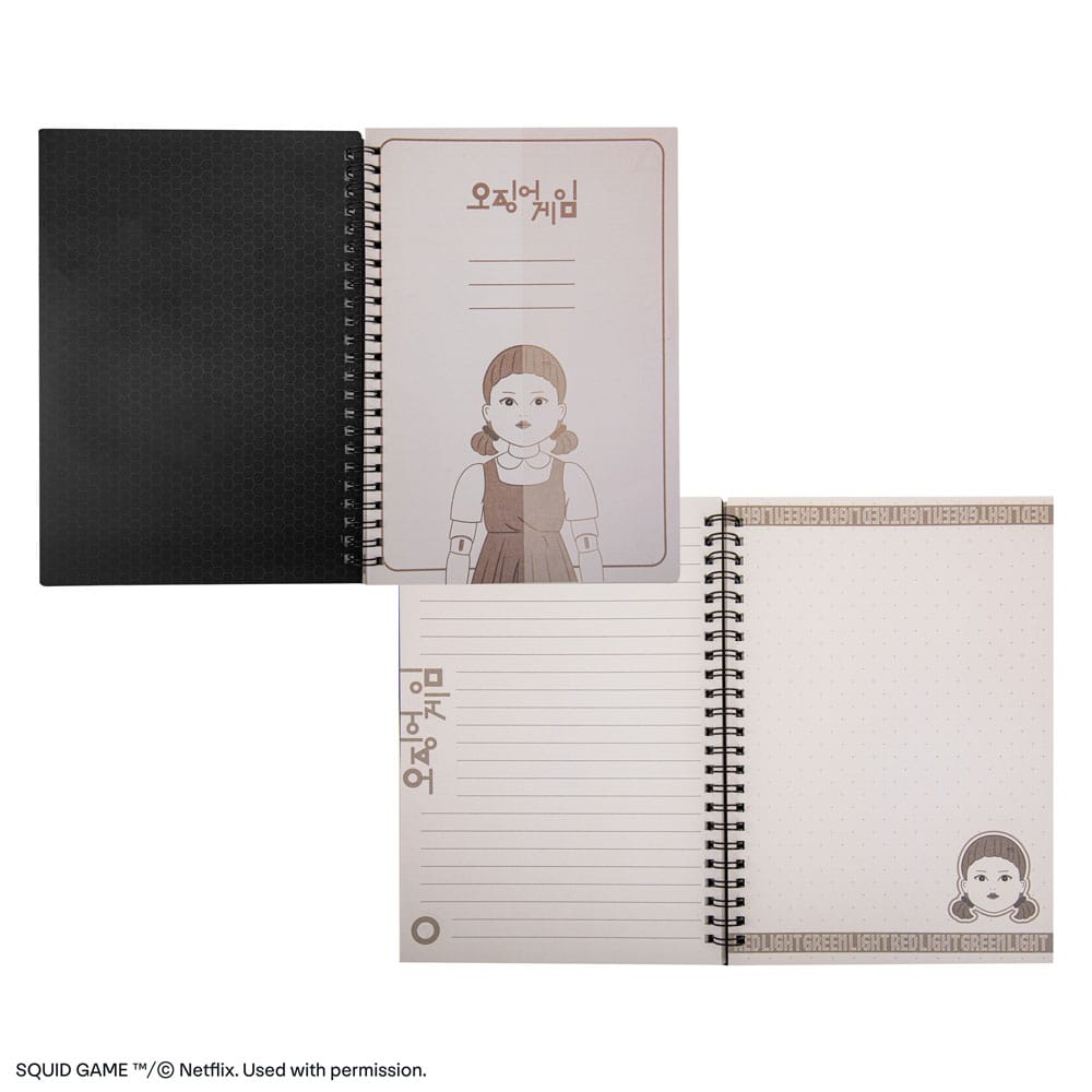 Squid Game Notebook Red light, green light - MangaShop.ro