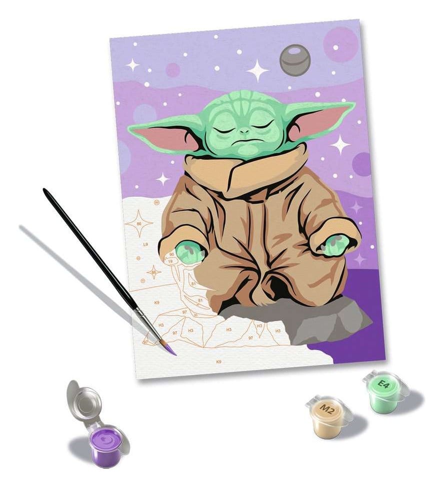 Star Wars: The Mandalorian CreArt Painting by Numbers Meditating Grogu - MangaShop.ro