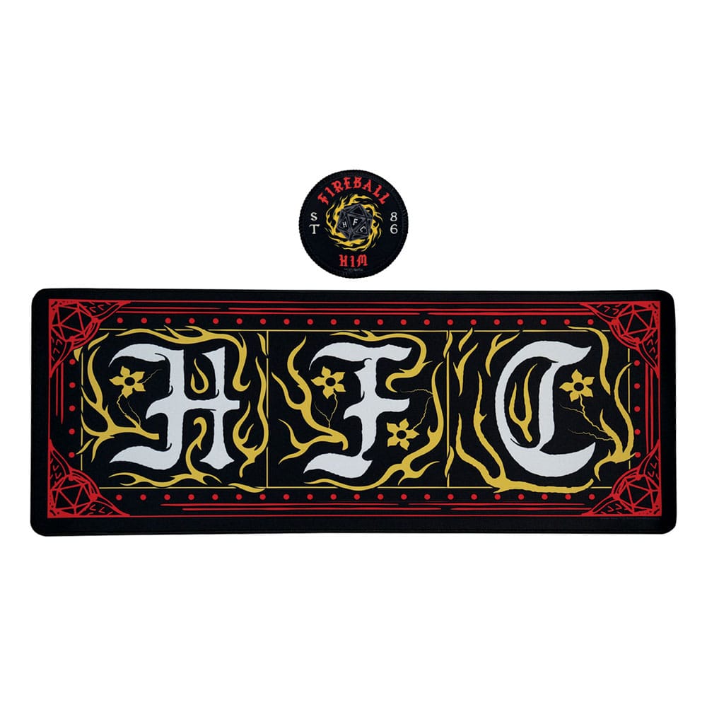 Stranger Things Desk Pad & Coaster Set Hellfire Club - MangaShop.ro