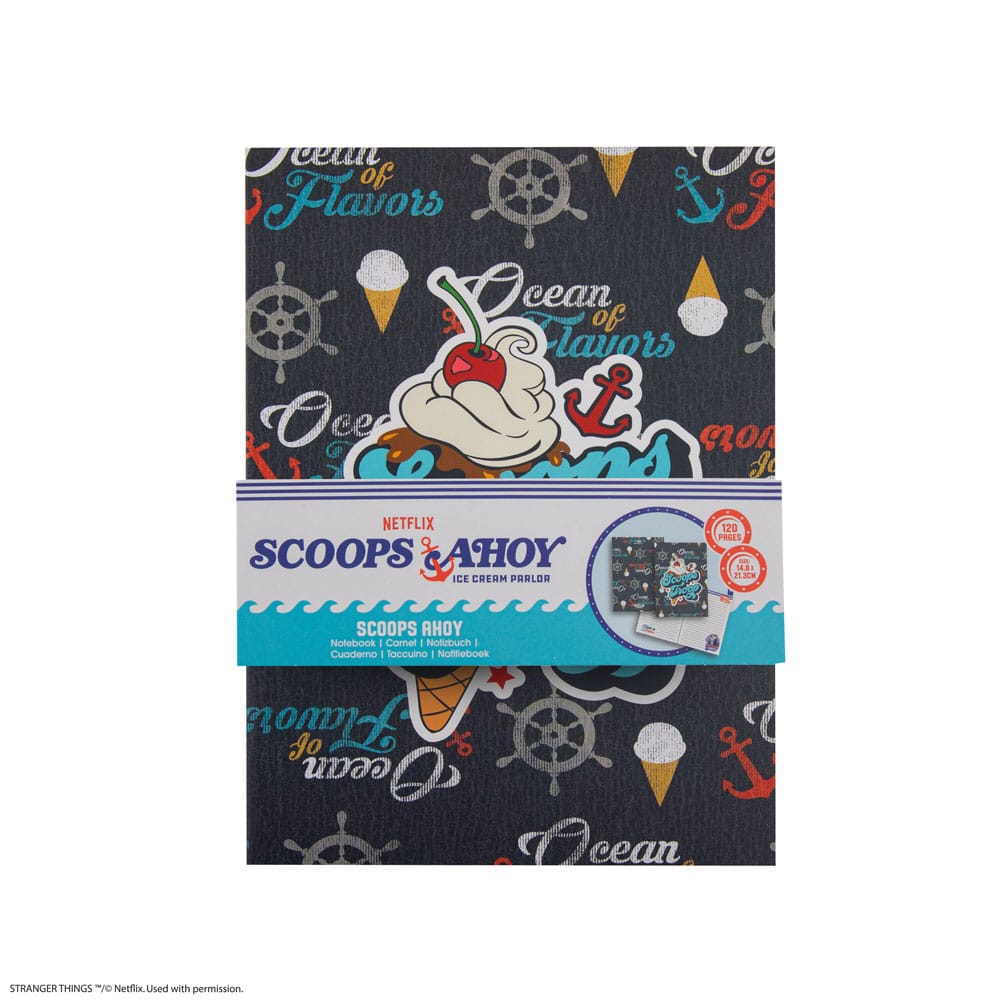 Stranger Things Notebook Scoops Ahoy Softcover - MangaShop.ro