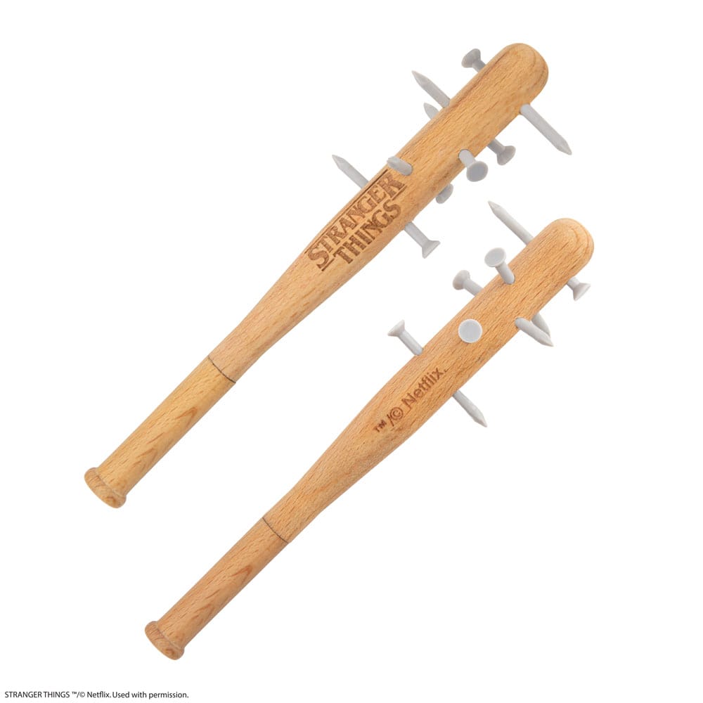 Stranger Things Spiked Bat Pen & Stranger Things Pin - MangaShop.ro