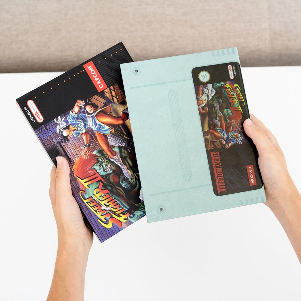 Street Fighter Premium Notebook with Sticky Notes and Cover A5 - MangaShop.ro