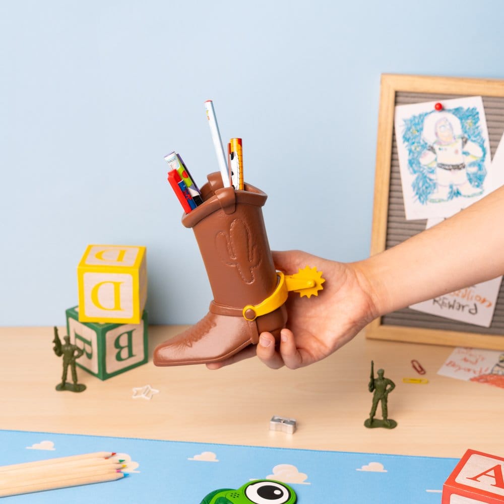 Disney Pixar Toy Story Pen Holder with Stationery Set Woody's Boot 16 cm - MangaShop.ro