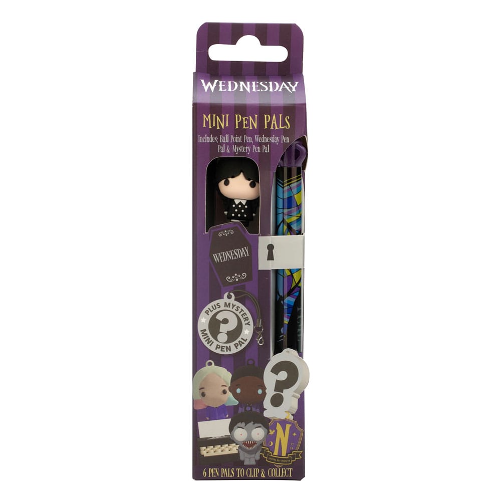 Wednesday Mini Pen Pal Pen & Pen Dangler Set - MangaShop.ro