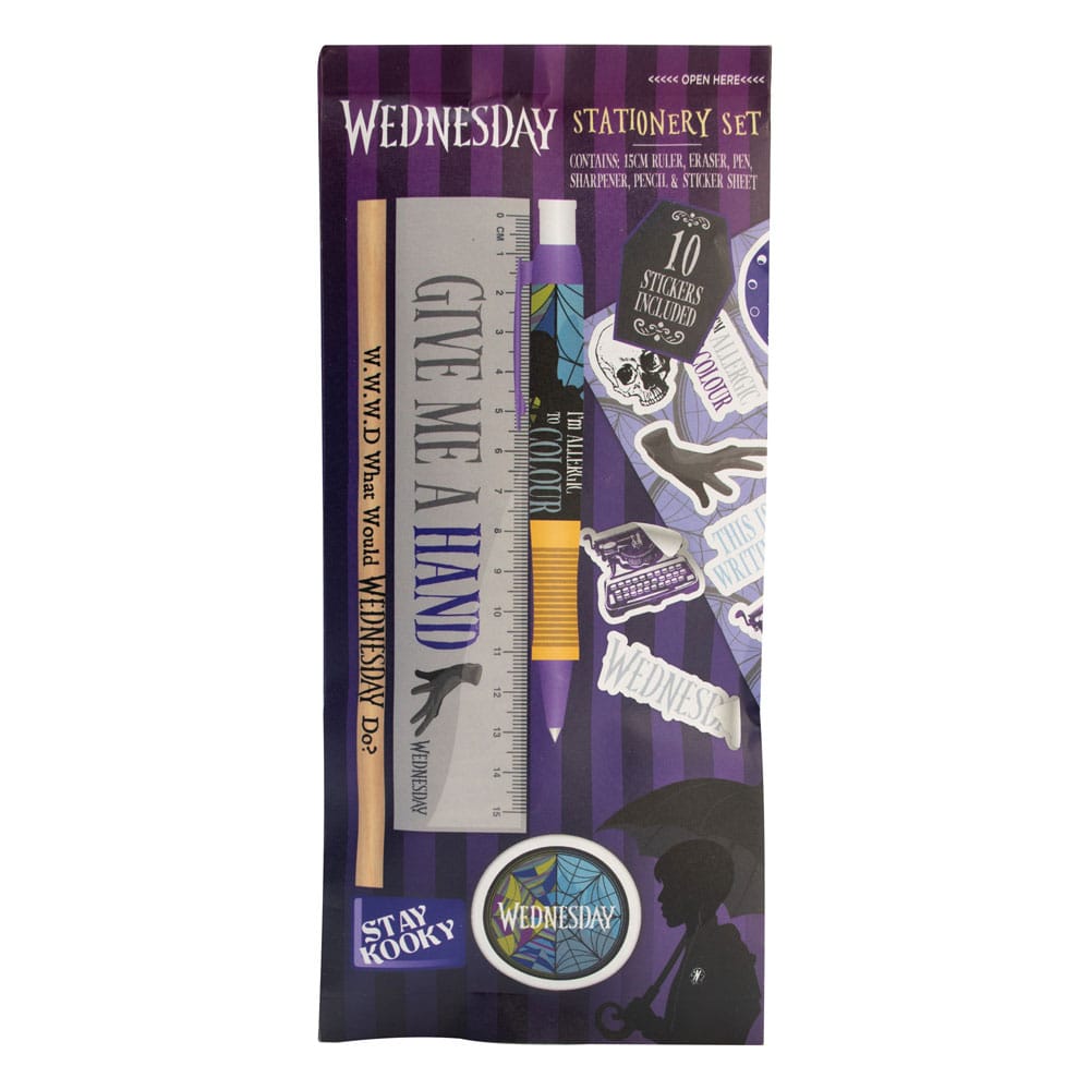 Wednesday Stationery Set 5-Pack - MangaShop.ro