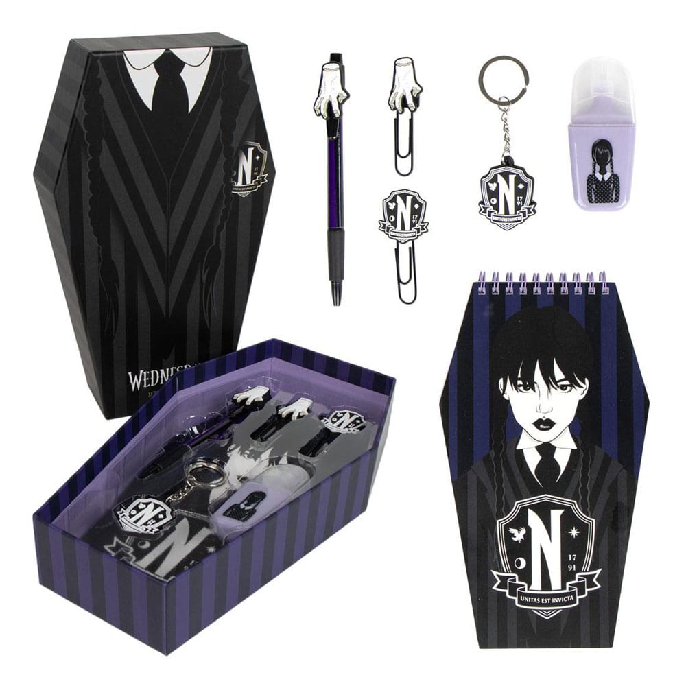 Wednesday Stationery - Set 6 pieces - MangaShop.ro