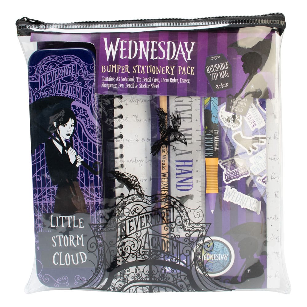 Wednesday Stationery Set 9-Pack Bumper - MangaShop.ro