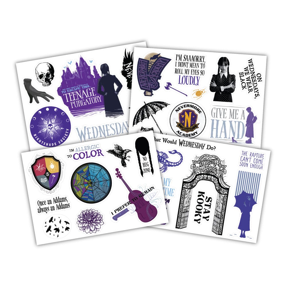 Wednesday Sticker Set Various - MangaShop.ro