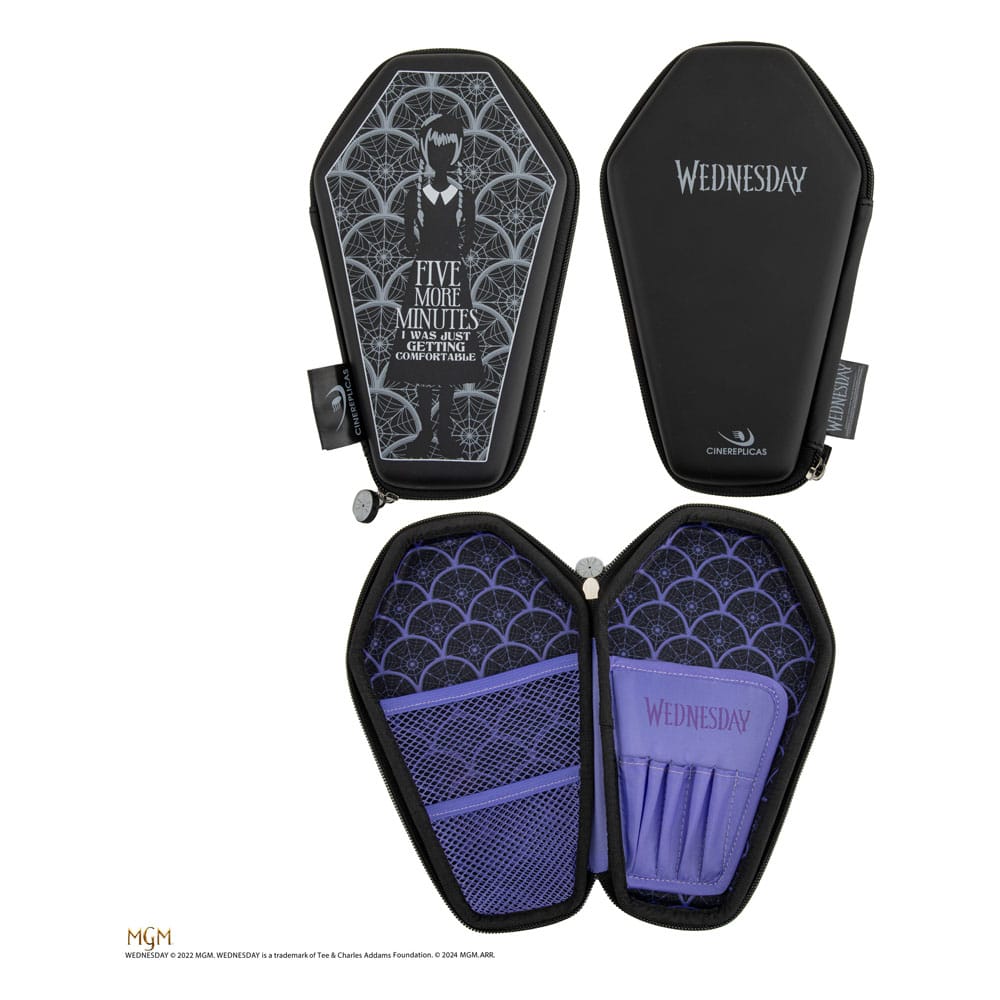Wednesday 5-Piece Stationery Set Coffin - MangaShop.ro