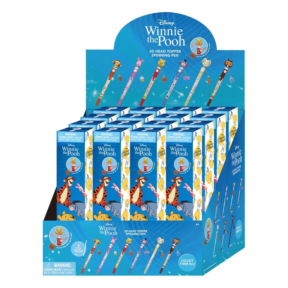 Winnie-the-Pooh 3D Head Topper Spinning Pen - MangaShop.ro