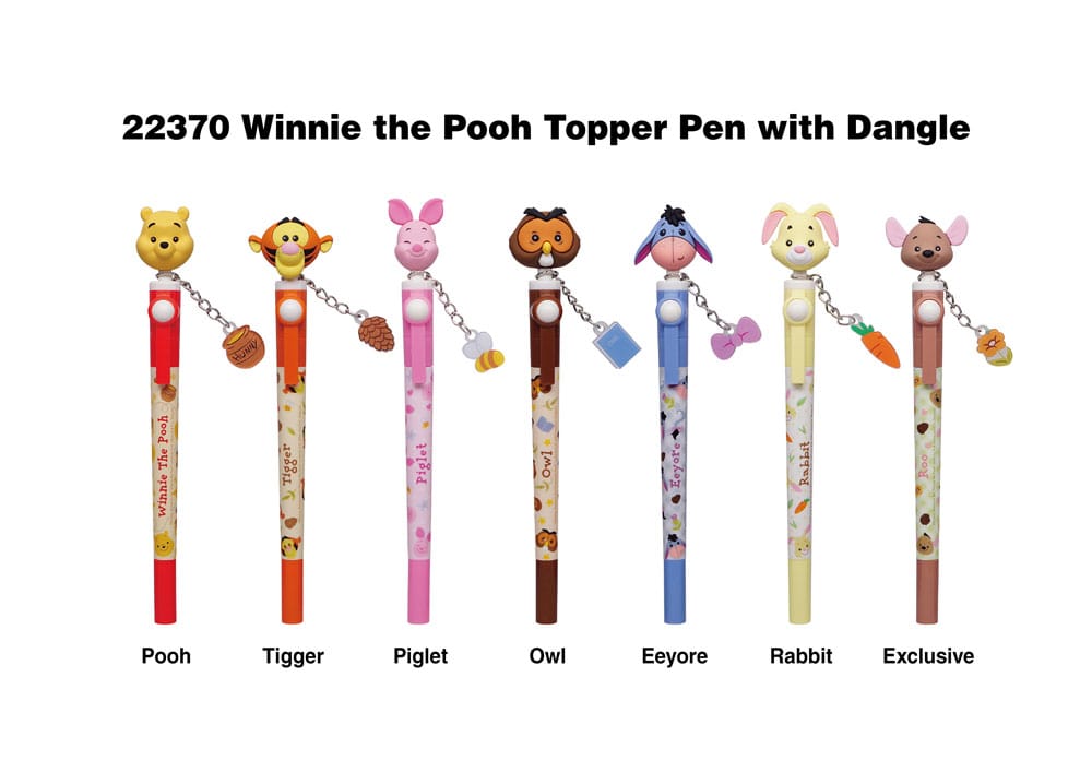 Winnie-the-Pooh 3D Head Topper Spinning Pen - MangaShop.ro