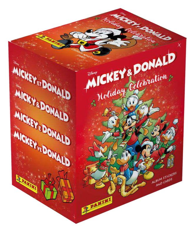 Mickey & Donald Holiday Celebration Sticker & Trading Card Collection Box (36) - MangaShop.ro