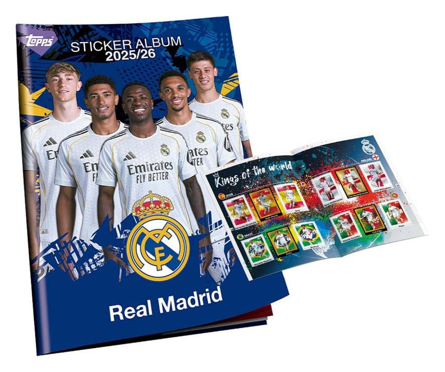 Real Madrid 2025/26 Sticker Collection Album Set - MangaShop.ro