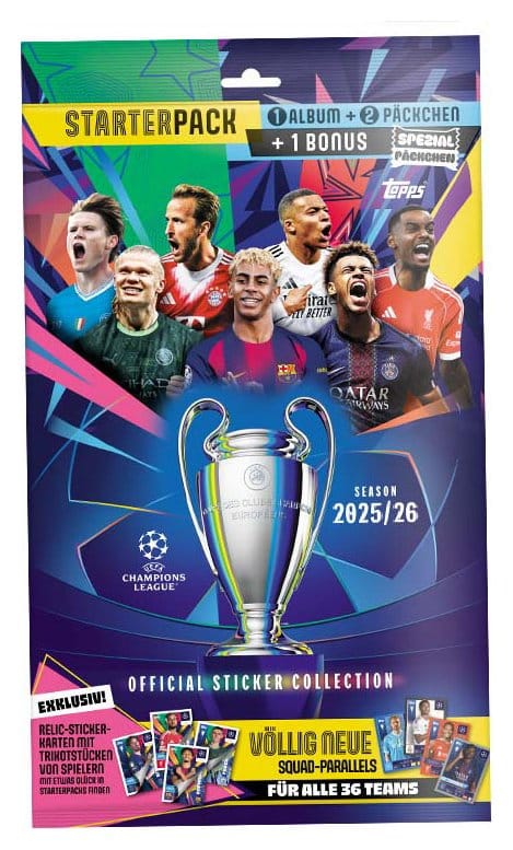 UEFA Champions League 2025/26 Sticker Collection Starter Pack - MangaShop.ro