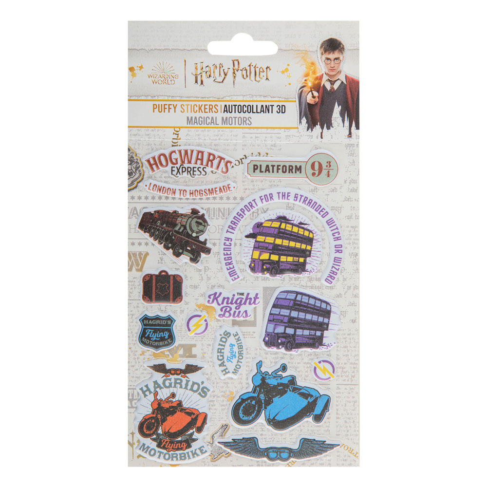 Harry Potter Puffy Sticker Magical Motors - MangaShop.ro
