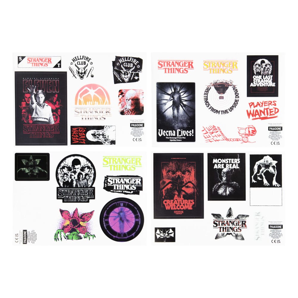 Stranger Things 5 Gadget Decals Glow in the Dark - MangaShop.ro