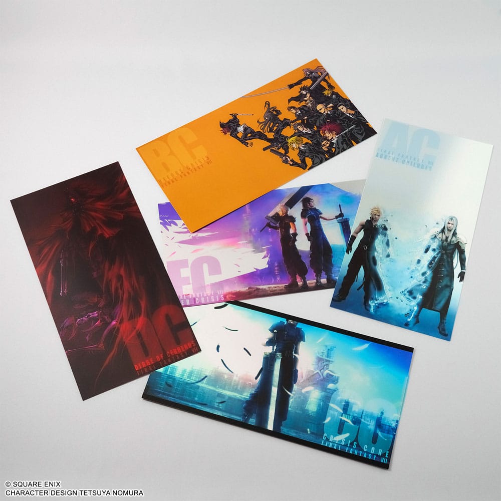 Final Fantasy VII Series Metallic Postcards Set Large (5) - MangaShop.ro