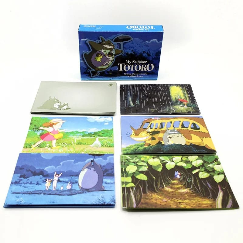 My Neighbor Totoro Pop-Up Notecards Set (10) - MangaShop.ro