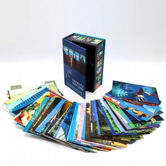 Studio Ghibli Postcards Box 100 Collectible Postcards - MangaShop.ro